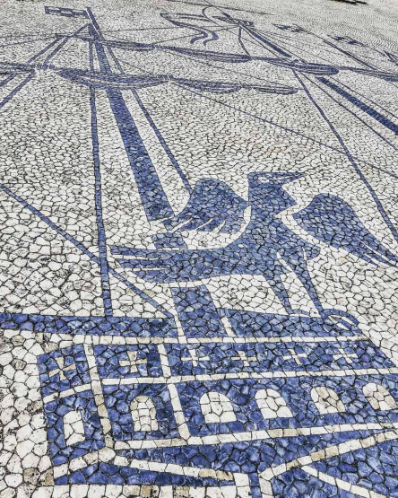 Cobblestone Pavement in Lisbon, Portugal. Image by Lisbon with Pats.