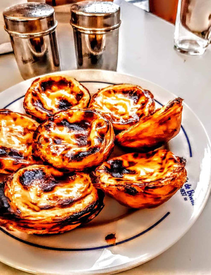 Custards Tarts - Pasteis de Belem in Lisbon, Portugal. 
Image by Lisbon with Pats.