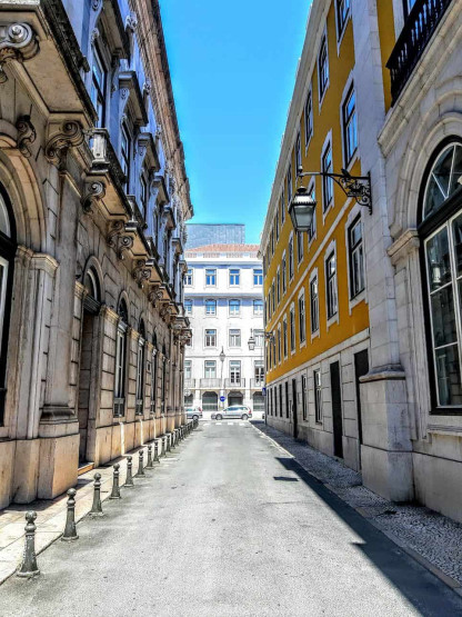 Pombaline Architecture, Downtown in Lisbon, Portugal. 
Image by Lisbon with Pats.