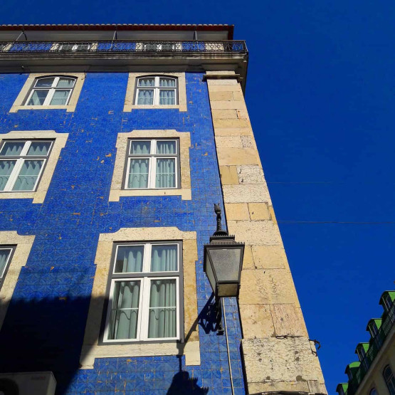 Pombaline Architecture, Downtown in Lisbon, Portugal. 
Image by Lisbon with Pats.