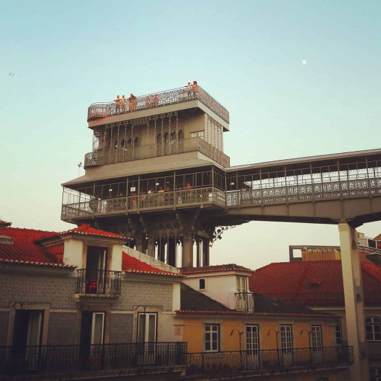 Old Elevator Chiado in Lisbon, Portugal. Image by Lisbon with Pats.