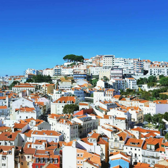 Viewpoint Graca in Lisbon, Portugal. 
Image by Lisbon with Pats.