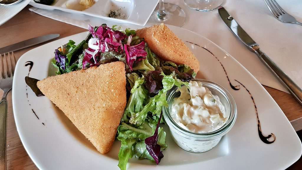 Salad at the Alpenhaus Mountain VIP Club