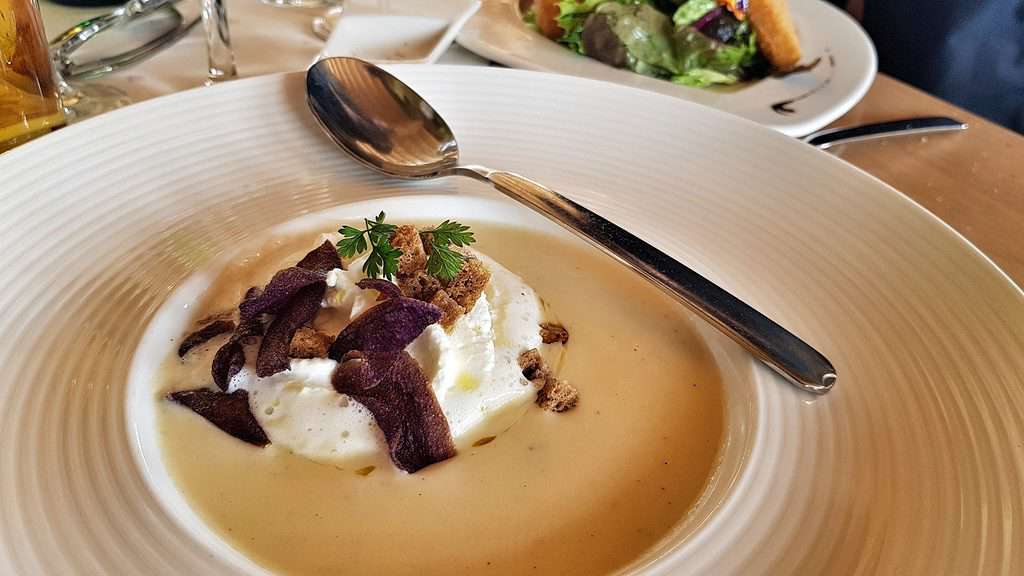 Soup at the Alpenhaus Mountain VIP Club