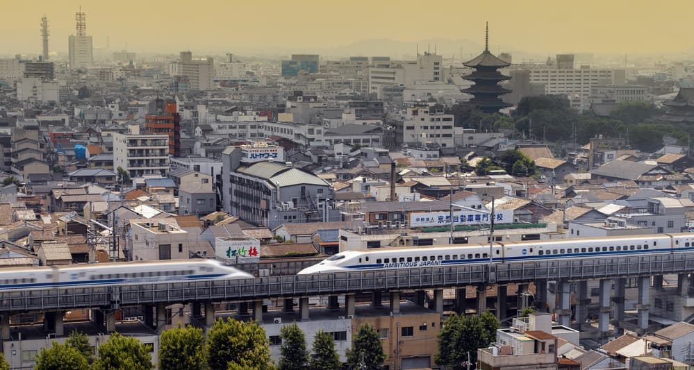 Traveling by rail in Japan