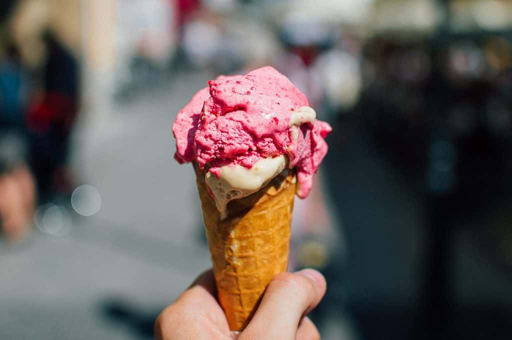 Ice cream in Barcelona