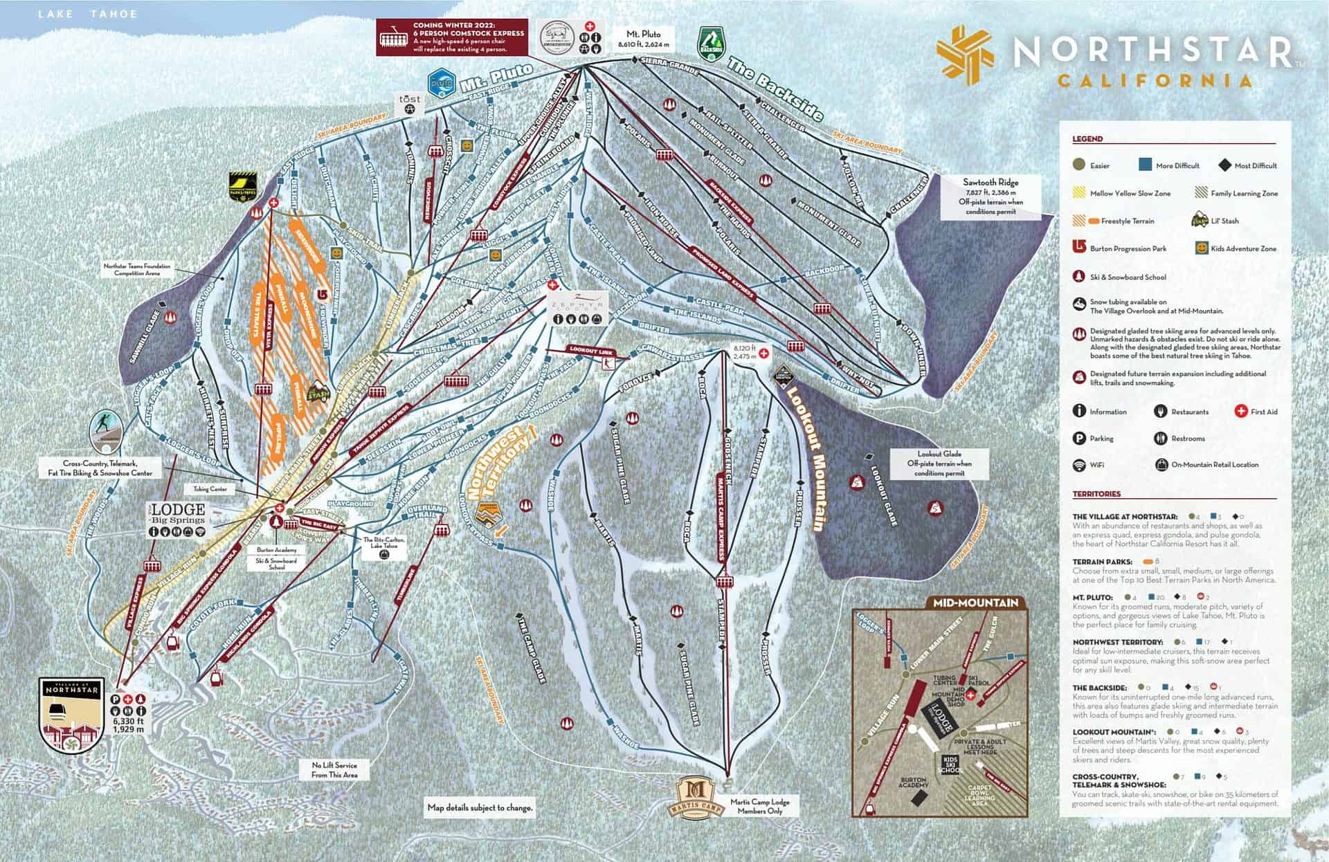 Northstar Tahoe Trail Map Northstar California Resort: A Fun Mountain Resort Anytime Of Year - Travel  Dudes
